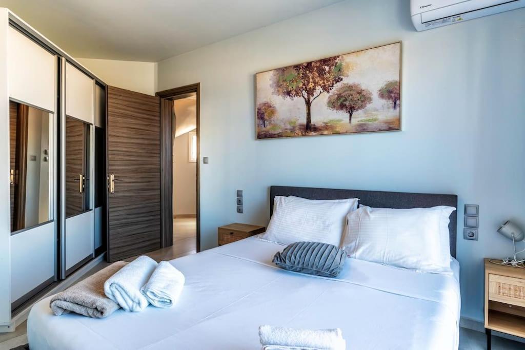 Zefyros Suite , Seafront Retreat ! Pánormos Eksteriør bilde